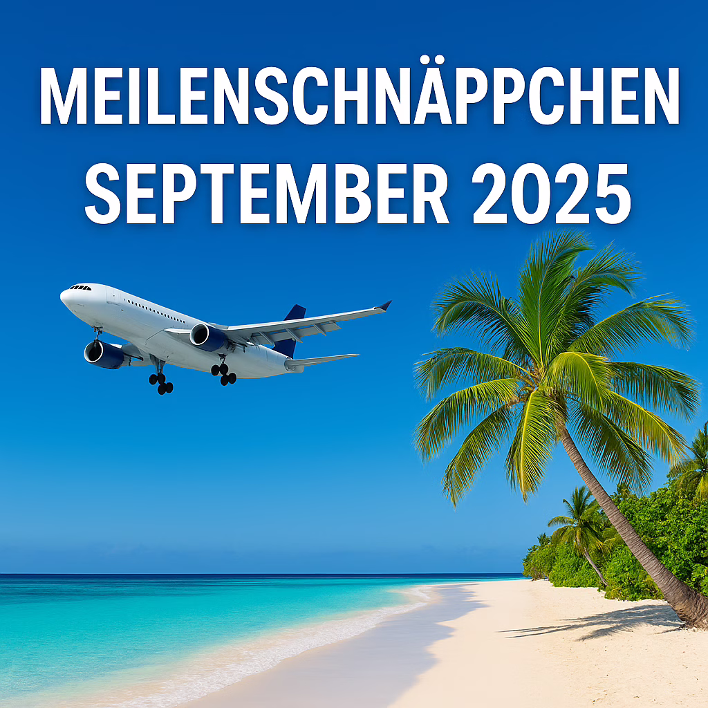 Business Class Miles & More Meilenschnäppchen September 2025