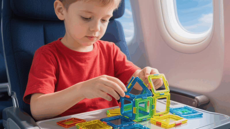 Unterhaltung für Kindergarten-Kinder auf Reisen