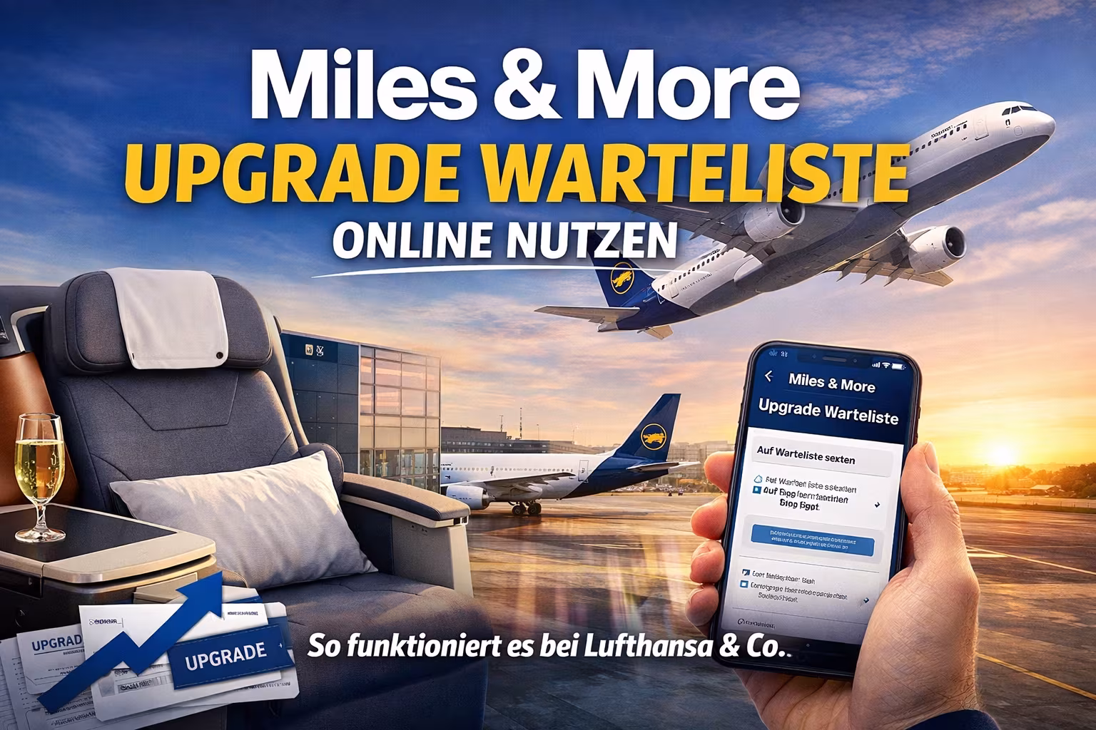 Das ändert sich: Miles & More Upgrade Warteliste jetzt online möglich