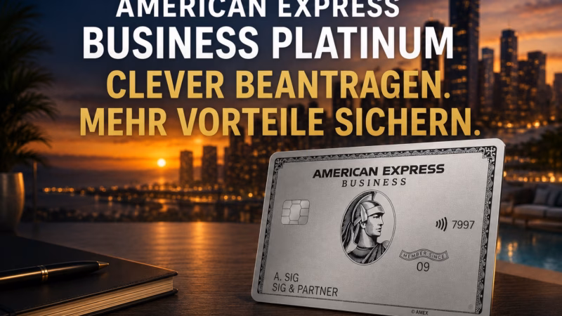 Beantragung der American Express Business Platinum Card clever timen: So sicherst Du Dir Guthaben doppelt