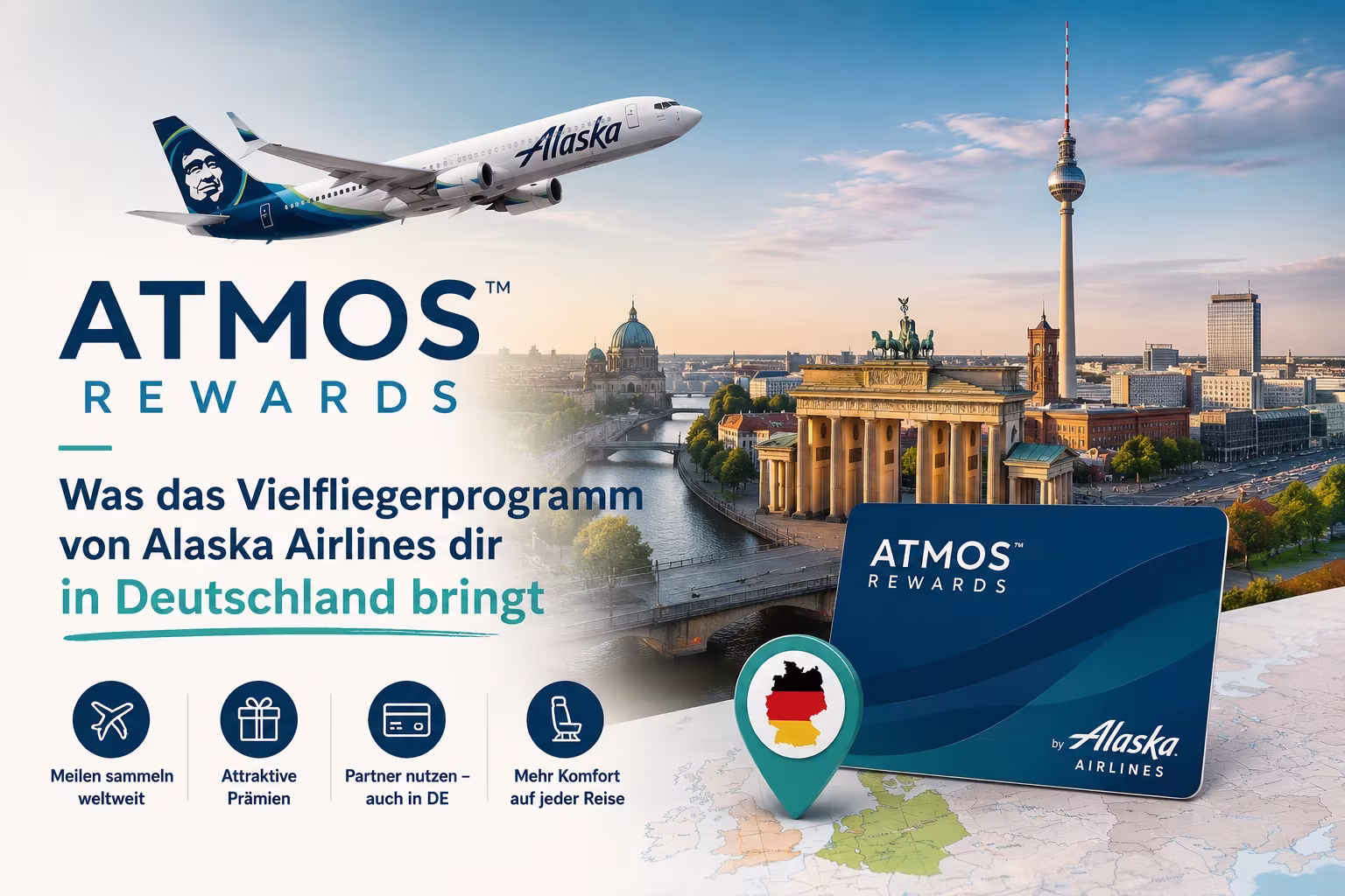 ATMOS Rewards: Was das Vielfliegerprogramm von Alaska Airlines dir in Deutschland bringt