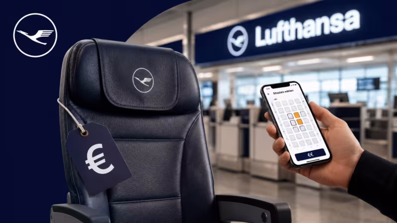 Lufthansa: Sitzplatzwechsel beim Check-in jetzt kostenpflichtig