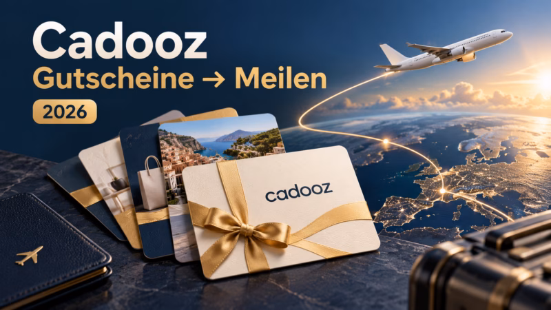 Cadooz Einlösepartner 2026: Welche Gutscheine sich für Meilensammler wirklich lohnen
